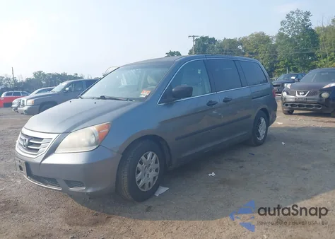 2009 Honda Odyssey Lx z USA, uszkodzony, nr VIN 5FNRL38249B060237